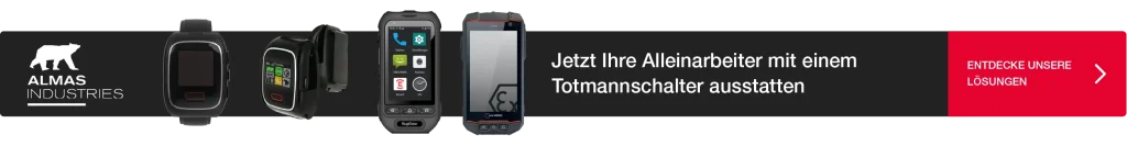 Totmannschalter-Lösungen für Alleinarbeiter von Almas Industries entdecken.